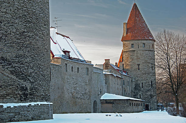 istock Tallinn Old City Wall and Tower 490199437