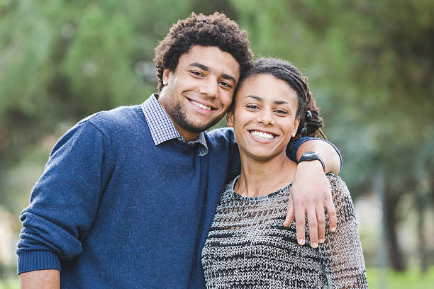 istock Mixed-Race Couple Outdoor Portrait 490201879