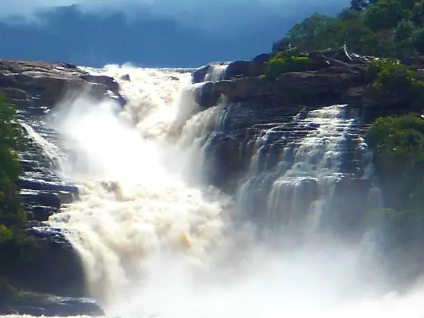 waterfalls in Canaima national park - Venezuela, South America