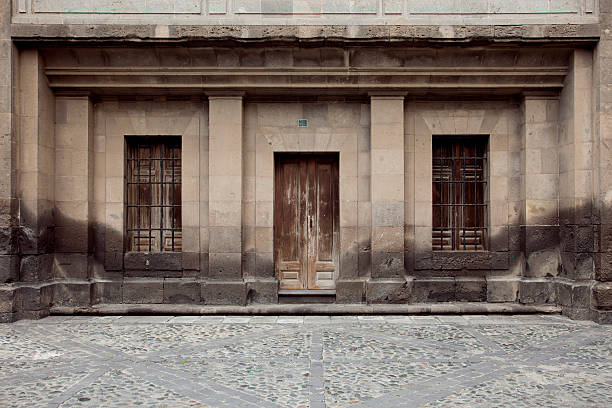 Old building's entrance