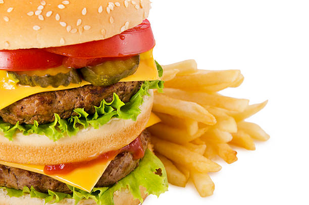 istock Burger and french fries 490204385