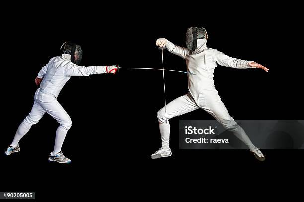 Fencing Stock Photo - Download Image Now - Fencing - Sport, Conflict, Foil Fencing - Sport