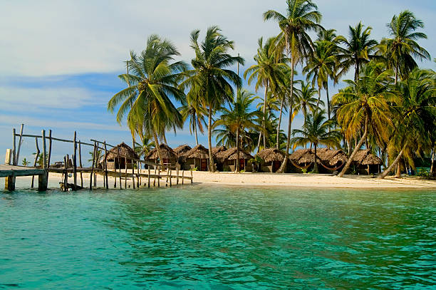 istock Appealing island in Kuna Yala, Panama 490206501