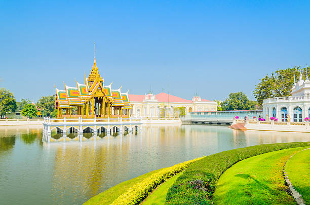 istock Architecture Bang pa in palace thailand 490207125