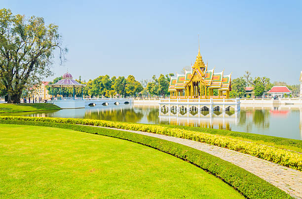 istock Architecture Bang pa in palace thailand 490207141