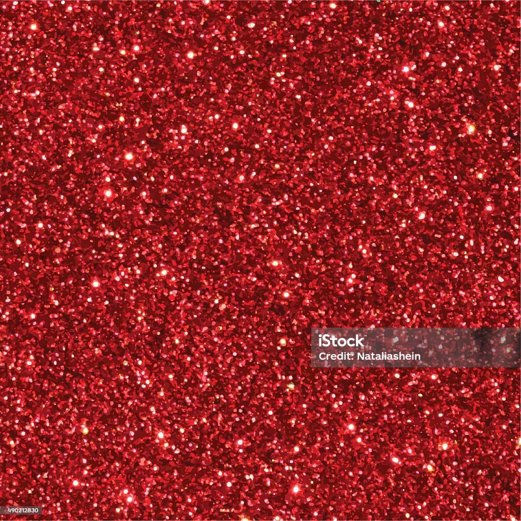Red glitter seamless texture. - Royalty-free Glitter Vector Art