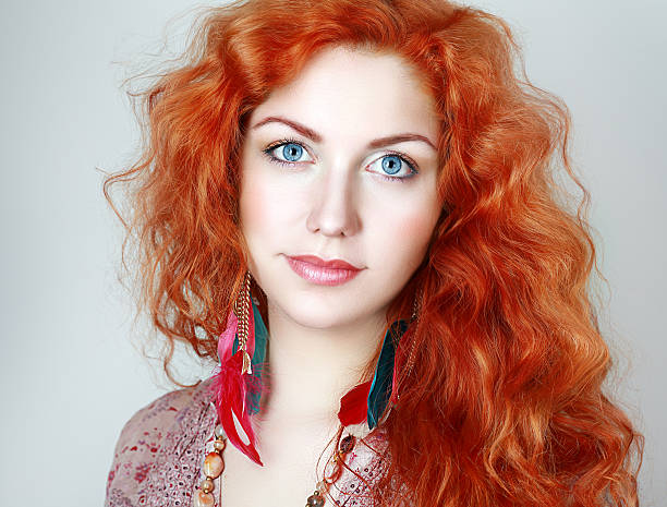 woman with red hair