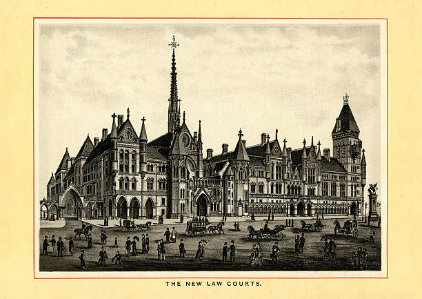 istock Victorian London - Royal Courts of Justice 490215620