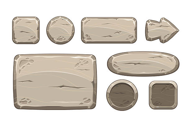 Cartoon Stone Game Assets Set Stock Illustration - Download Image Now -  Stone - Object, Stone Material, Rock - Object - iStock