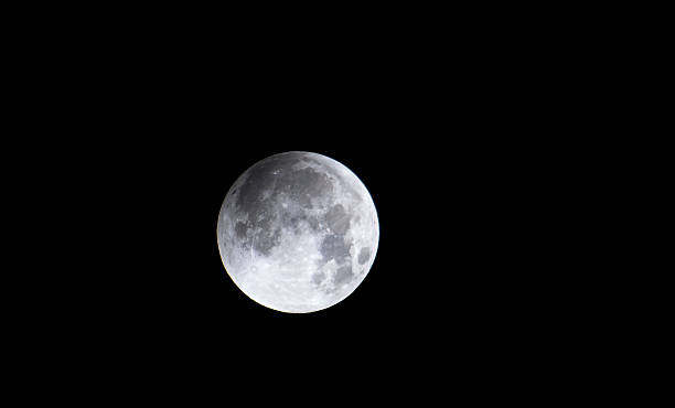 Durchgehender supermoon. – Foto