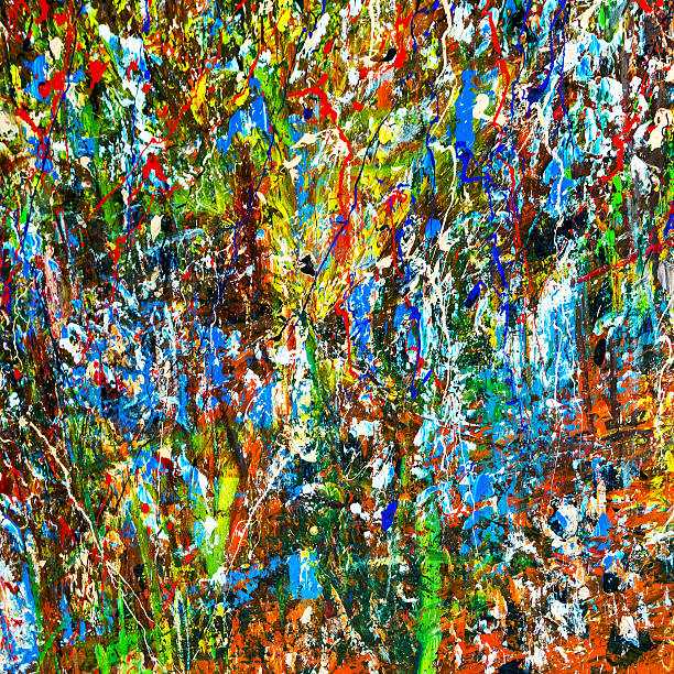 istock Artists oil painting palette 490218694