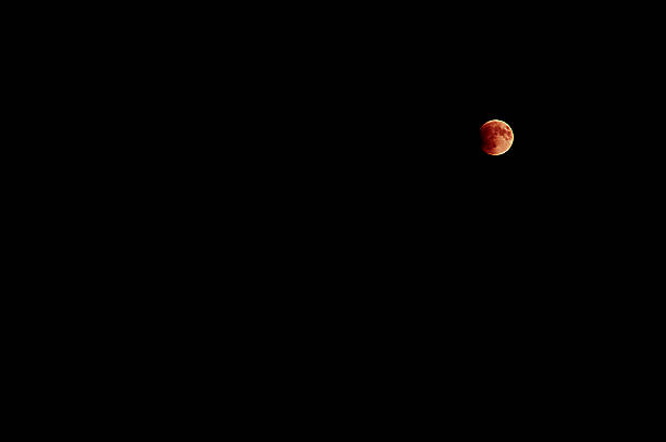 Eclipse Lunar 2015 - foto de acervo