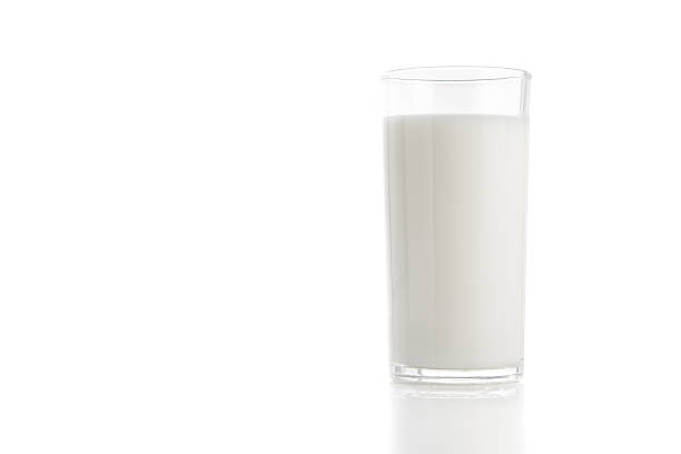 istock Glass of milk isolated 490224178