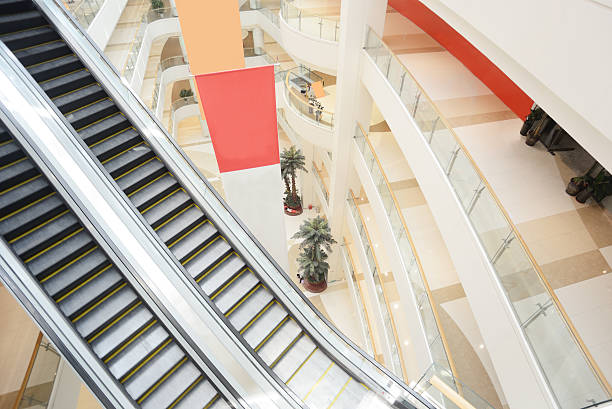 istock Escalator in shopping center 490226334