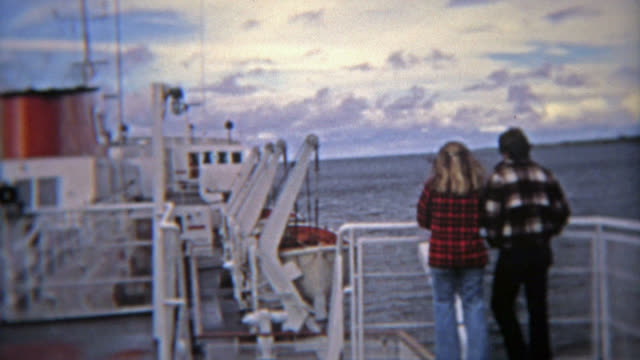 SEATTLE, WASHINGTON 1974: Lovers on a ship dreaming of a better tomorrow.