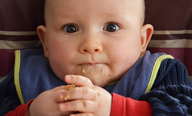 istock Baby, Eat, Messy, Child, Feed, 490237534