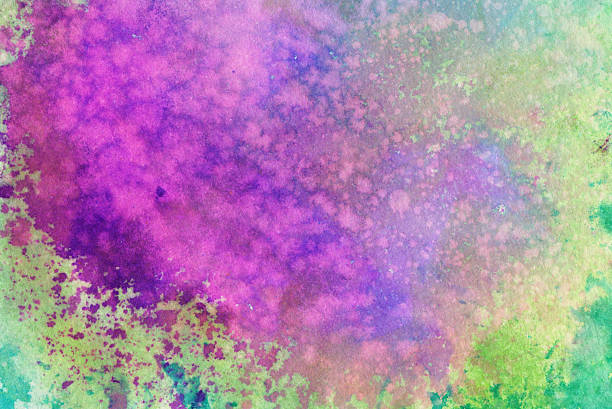 istock Beautiful multi-colored background with splatters of paint 490240394