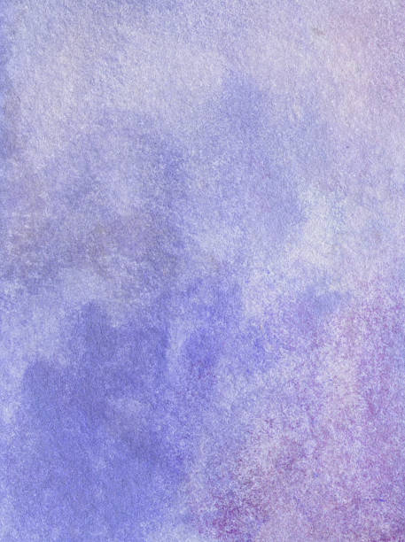 istock Beautiful periwinkle hand painted background 490240756