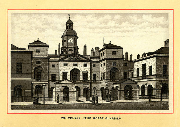 istock Victorian London - Whitehall, The Horse Guards 490240834
