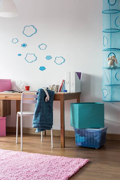 istock Homely room for schoolgirl 490241940