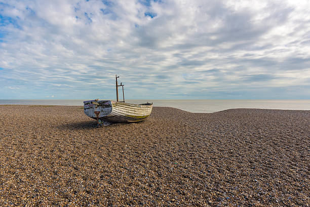 istock Fishing boat on the beach 490242336