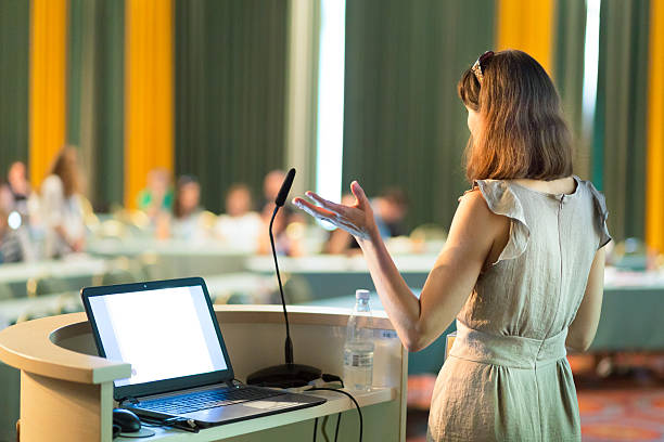 istock Speaker at Business Conference and Presentation. 490243724