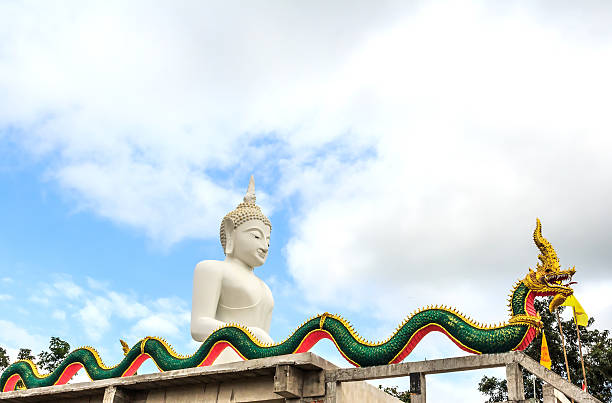 istock White buddha statue in thailand temple 490245358