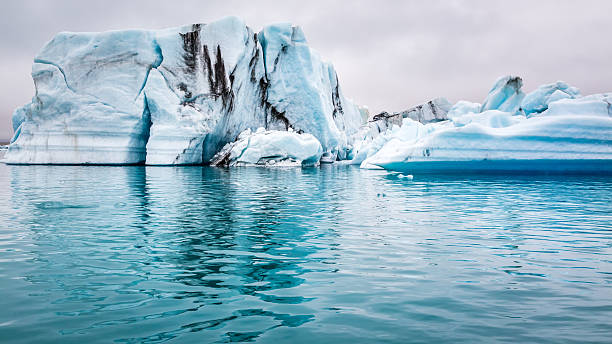 istock Blue icebergs floating on the lake, Iceland 490247732