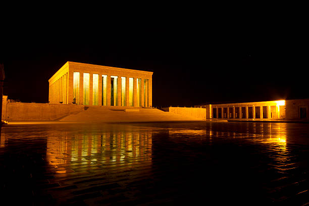 istock Anitkabir at night -  Ataturk Mausoleum 490260185