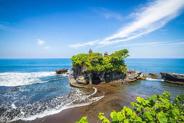Tanah Lot Temple.Bali Island. Indonesia. The Tanah Lot Temple, the Most Important Indu Temple of Bali Island. Indonesia. tanah lot sunset stock pictures, royalty-free photos & images