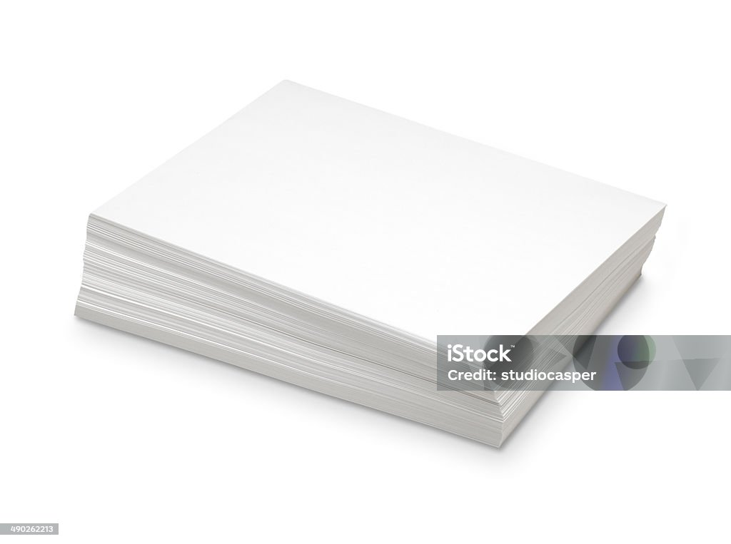 スタック白色用紙 - 紙のロイヤリティフリーストックフォト
