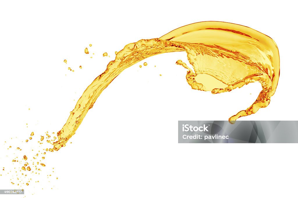 orange juice splash orange juice splash on white background Alcohol - Drink Stock Photo