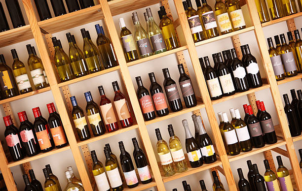 istock Shelves of Wine 490264315