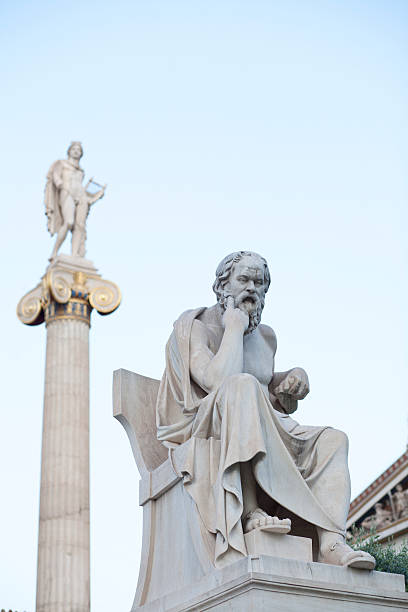 istock Statues of Socrates and Apollo in Athens 490264643