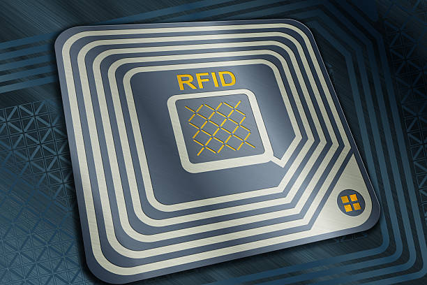 RFID Tag stock photo