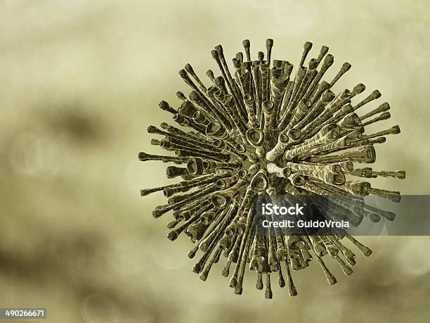 Wirus Widoczne Pod Mikroskopem Skanowania - zdjęcia stockowe i więcej obrazów Biologia - Nauka - Biologia - Nauka, Horyzontalny, Ilustracja