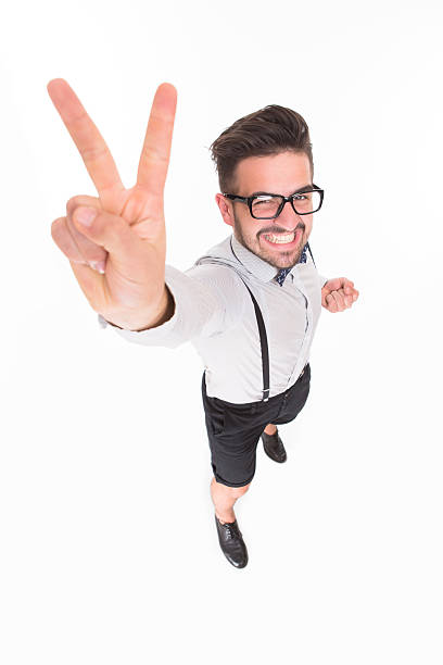 istock Handsome man showing okay sign in studio 490273700
