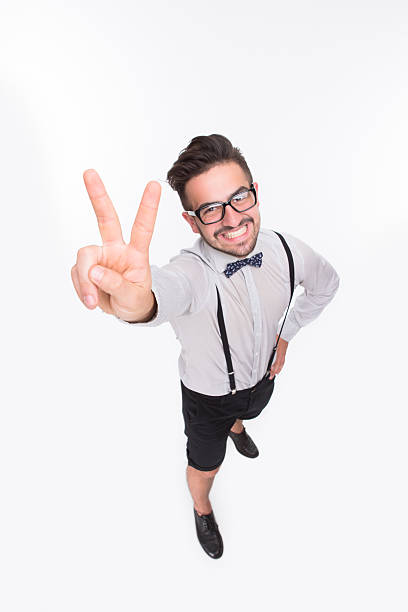 istock Handsome man showing okay sign in studio 490273730
