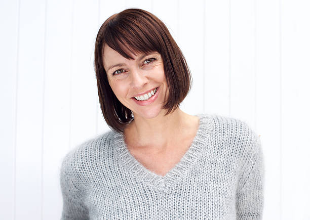 istock Attractive older woman smiling 490273736