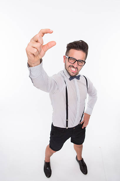 istock Handsome man showing his fingers 490274020