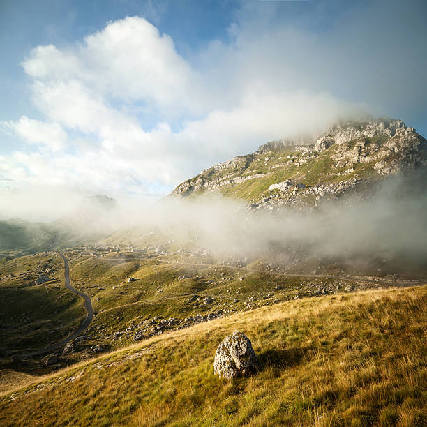 Free Stock Photo of Lush green mountains under a cloudy sky | Download ...