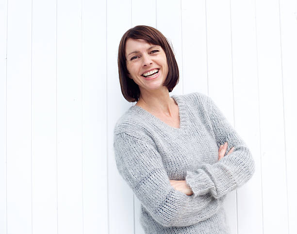 istock Confident older woman smiling 490277826