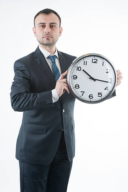istock Businessman and business time 490279980