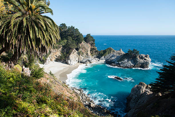 istock Waterfall in Big Sur California 490281878