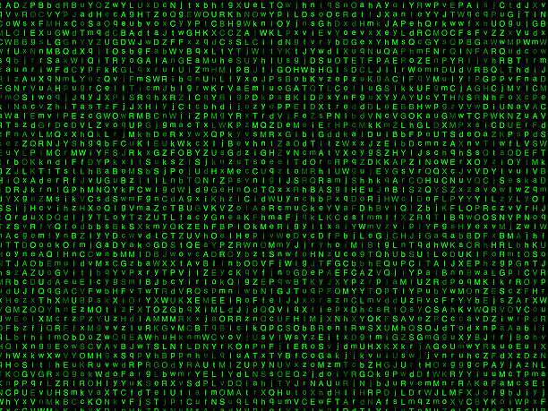 istock Hundreds of random green letters background 490282912
