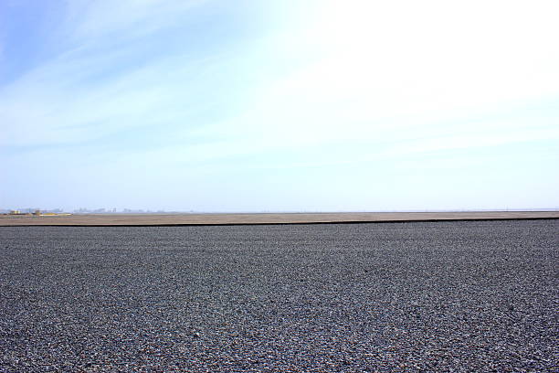 istock Asphalted road and the blue sky 490283114