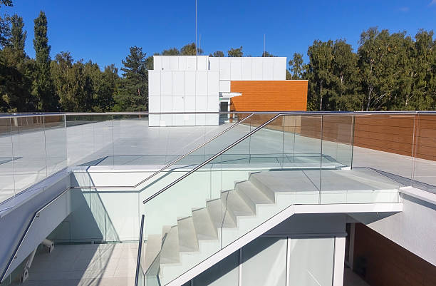 istock Modern roof terrace 490284042