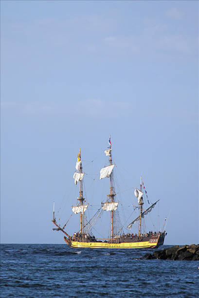 istock sailing ships (worldwide parade of sailing ships in Warnemunde - 490286942