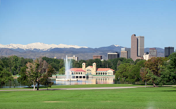 istock view of downtown Denver from City Park 490302978