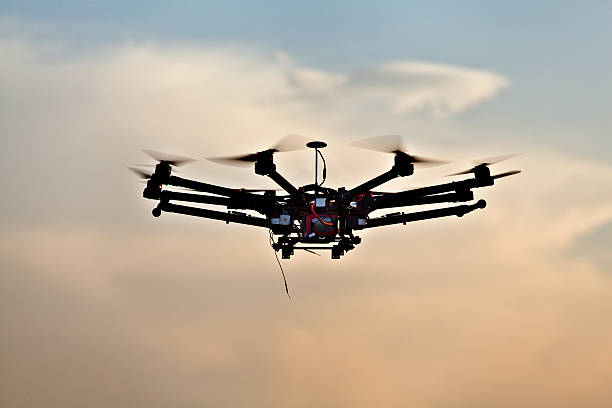 istock Oktokopter, copter, drone 490303738